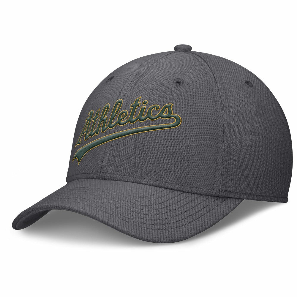 Athletics Nike Swoosh Performance Flex Hat - Gray Hats