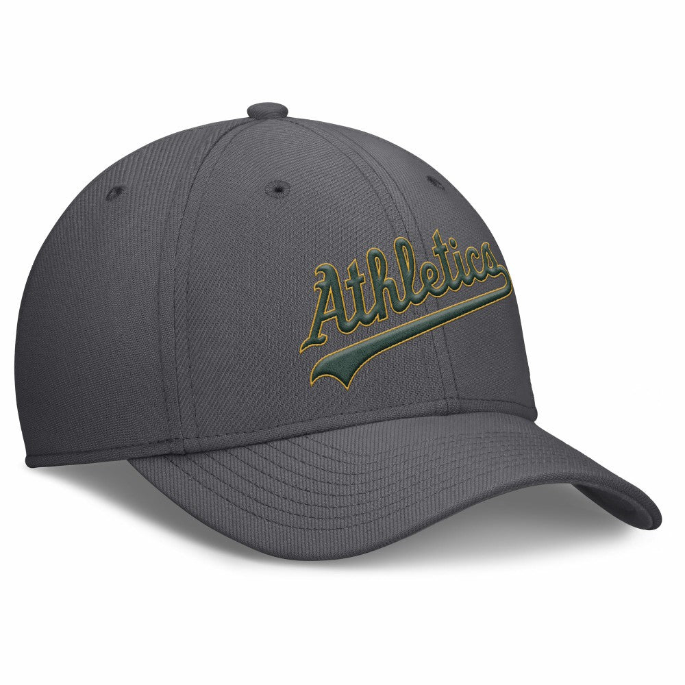 Athletics Nike Swoosh Performance Flex Hat - Gray Hats