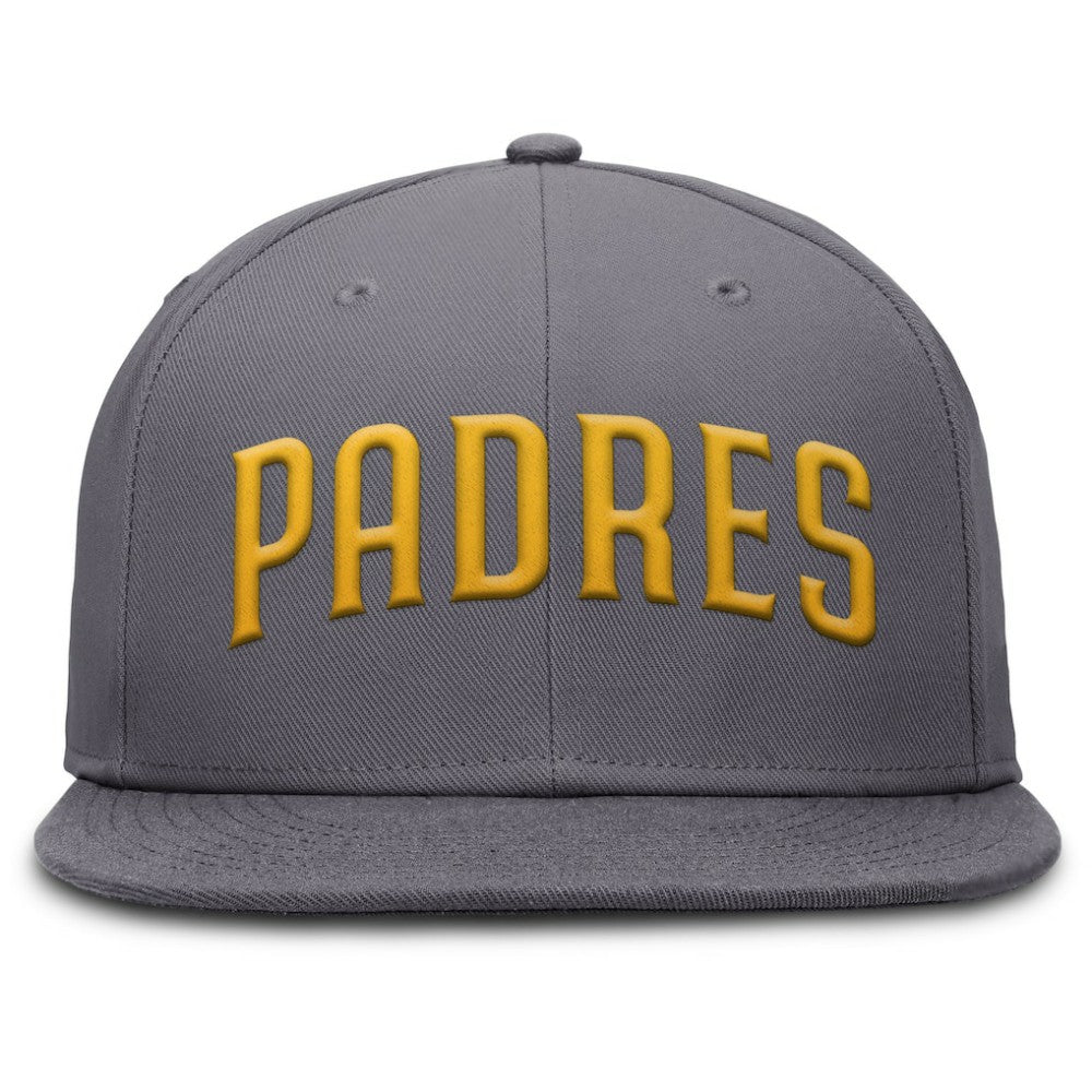 San Diego Padres Nike Performance True Fitted Hat - Gray Hats
