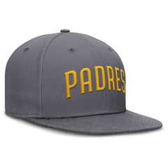 San Diego Padres Nike Performance True Fitted Hat - Gray Hats