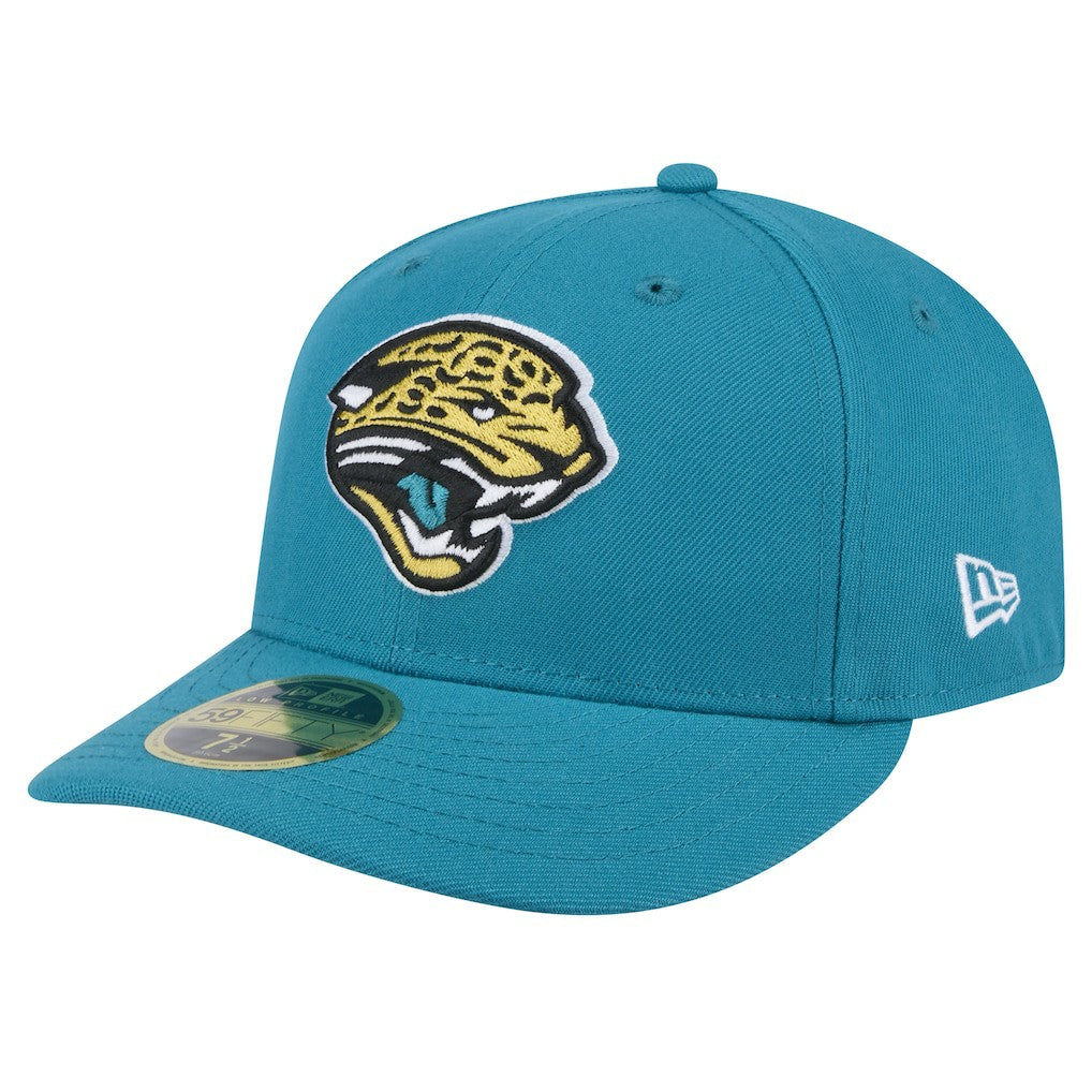 Jacksonville Jaguars New Era Throwback Logo Omaha Low Profile 59FIFTY Fitted Hat Teal