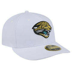 Jacksonville Jaguars New Era Throwback Logo Omaha Low Profile 59FIFTY Fitted Hat White