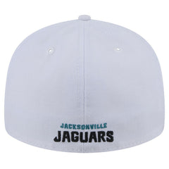Jacksonville Jaguars New Era Throwback Logo Omaha Low Profile 59FIFTY Fitted Hat White
