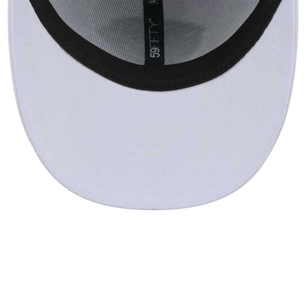 Jacksonville Jaguars New Era Throwback Logo Omaha Low Profile 59FIFTY Fitted Hat White