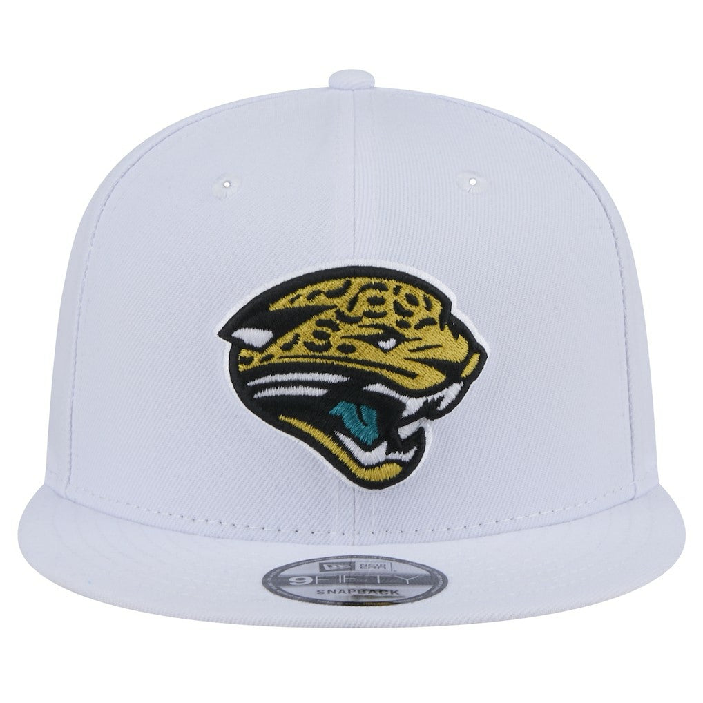 Jacksonville Jaguars New Era Throwback Logo Standard 9FIFTY Snapback Hat White