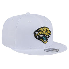 Jacksonville Jaguars New Era Throwback Logo Standard 9FIFTY Snapback Hat White