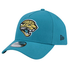 Jacksonville Jaguars New Era Throwback Logo Standard A-Frame 9FORTY Adjustable Hat Teal