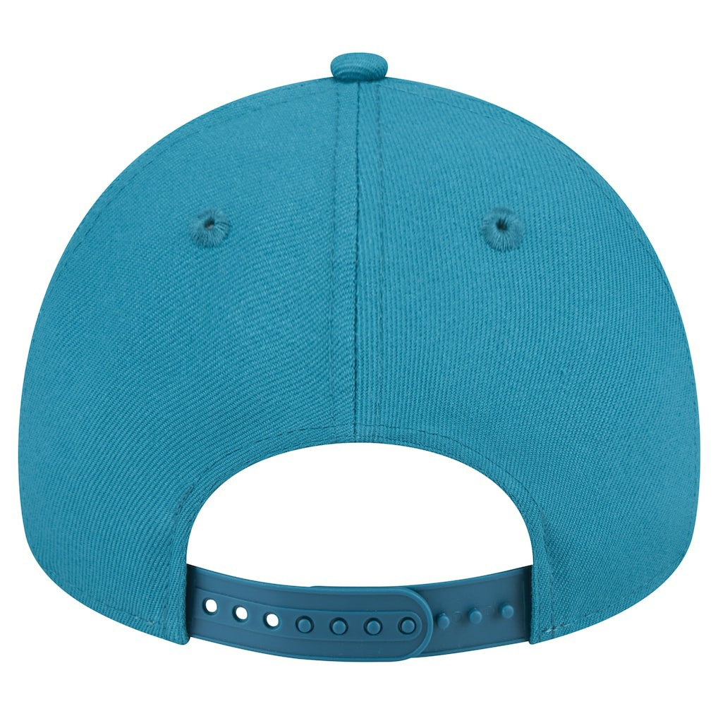 Jacksonville Jaguars New Era Throwback Logo Standard A-Frame 9FORTY Adjustable Hat Teal