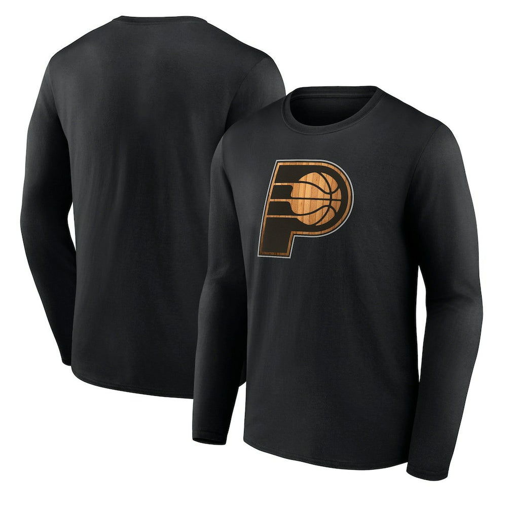Indiana Pacers Hardwood Long Sleeve T-Shirt Black