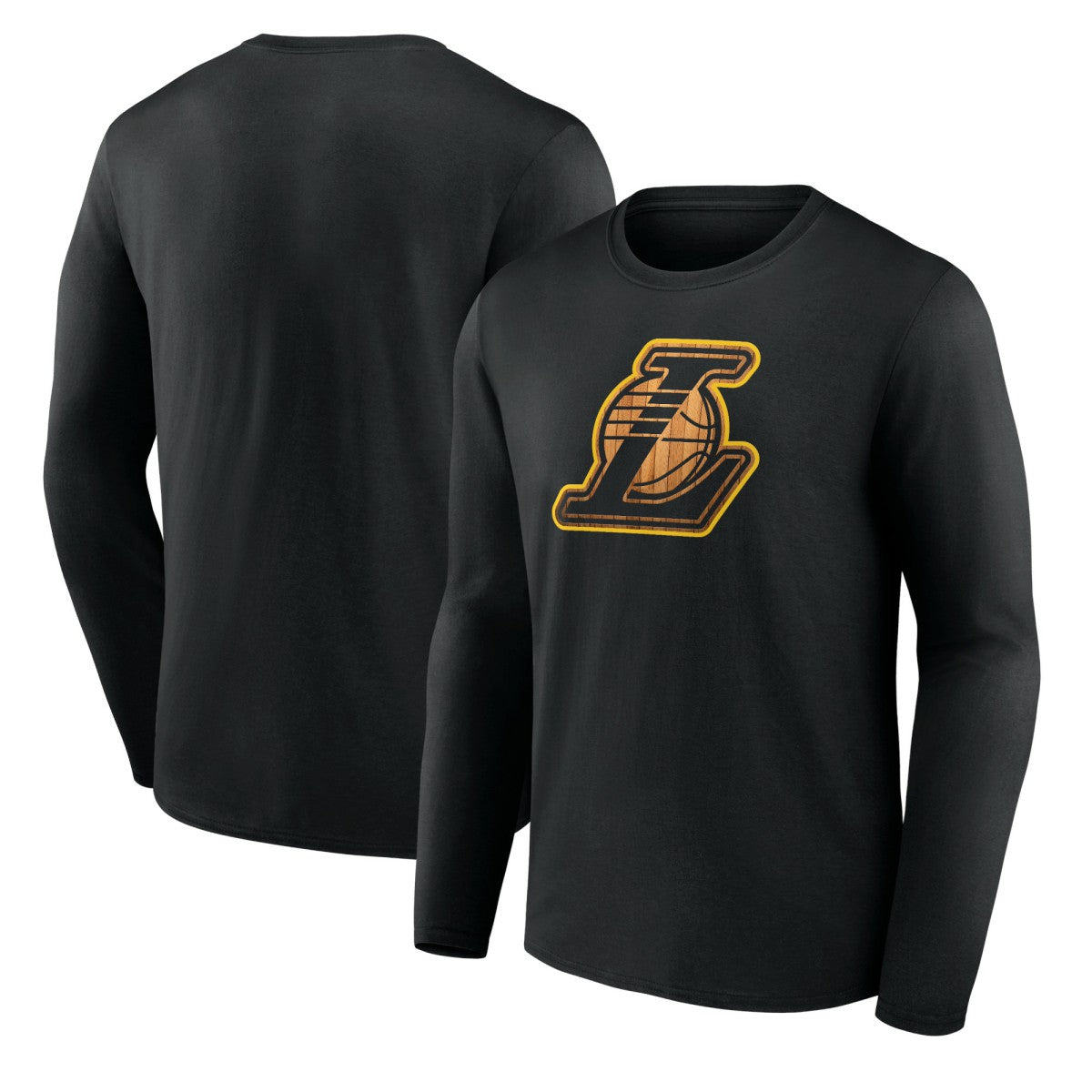 Los Angeles Lakers Hardwood Long Sleeve T-Shirt Black