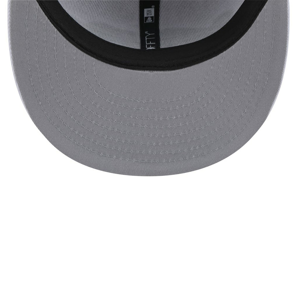 Jacksonville Jaguars New Era Throwback Crawl Omaha 59FIFTY Fitted Hat White