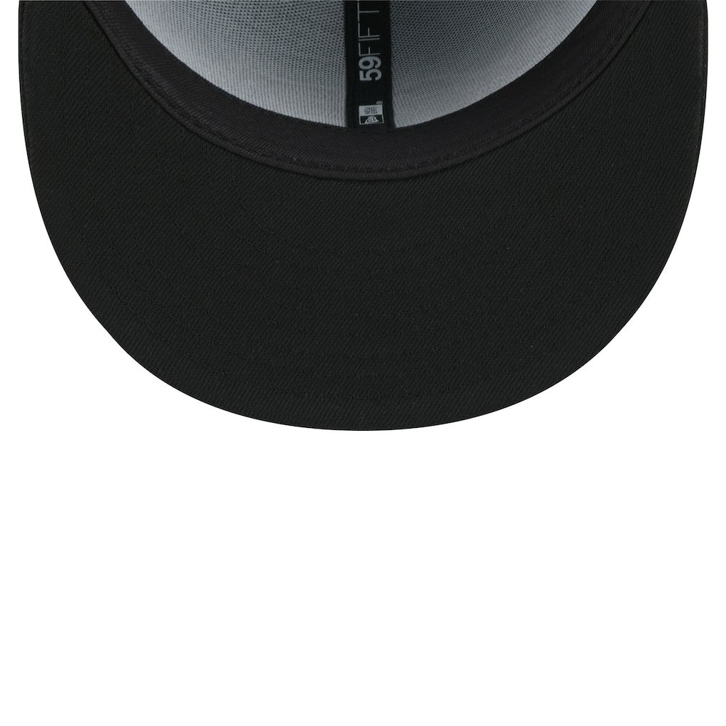 Jacksonville Jaguars New Era Throwback Crawl Flipside Two-Tone 59FIFTY Fitted Hat Teal/Black