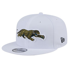 Jacksonville Jaguars New Era Throwback Crawl Standard 9FIFTY Snapback Hat White