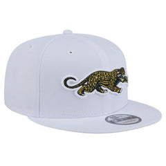 Jacksonville Jaguars New Era Throwback Crawl Standard 9FIFTY Snapback Hat White