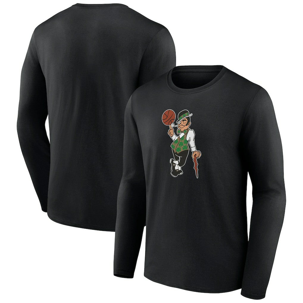 Boston Celtics Alternate Logo Long Sleeve T-Shirt Black