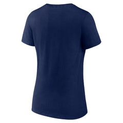 Indiana Pacers Women's Wordmark Alternate V-Neck T-Shirt Navy