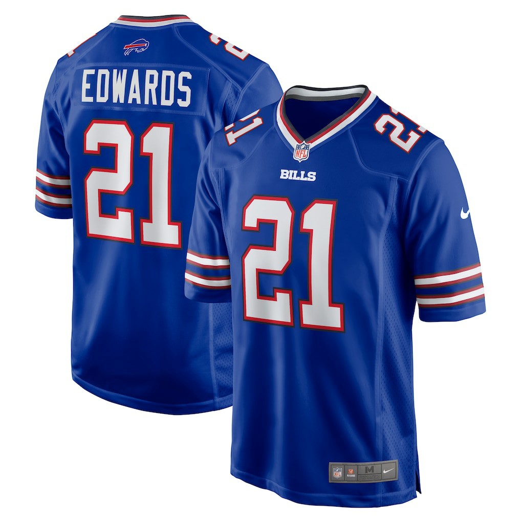 Mike Edwards Buffalo Bills Game Jersey Royal