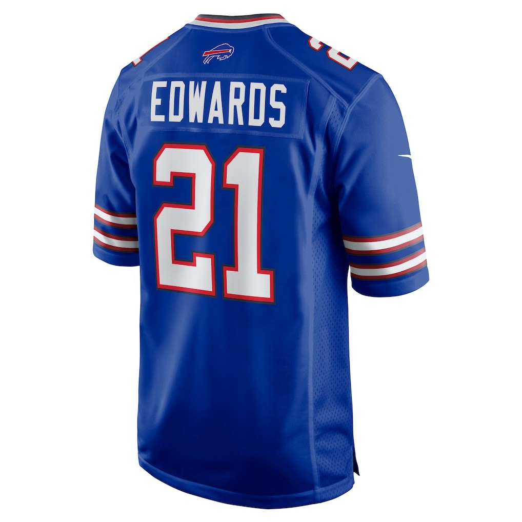 Mike Edwards Buffalo Bills Game Jersey Royal
