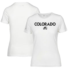 NHL Colorado Avalanche Levelwear Women's Maddox City Capsule T-Shirt - White