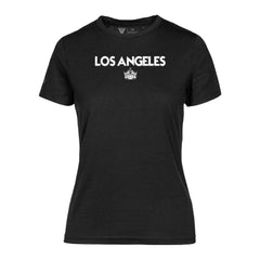 NHL Los Angeles Kings Levelwear Women's Maddox City Capsule T-Shirt - Black