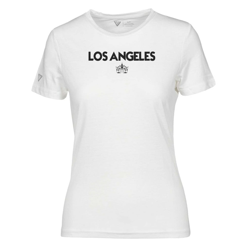 NHL Los Angeles Kings Levelwear Women's Maddox City Capsule T-Shirt - White