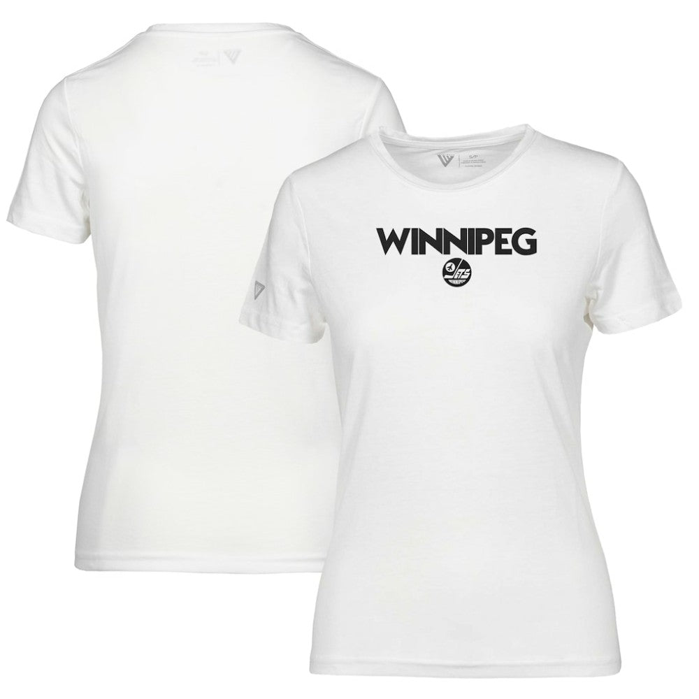 NHL Winnipeg Jets Levelwear Women's Maddox City Capsule T-Shirt - White