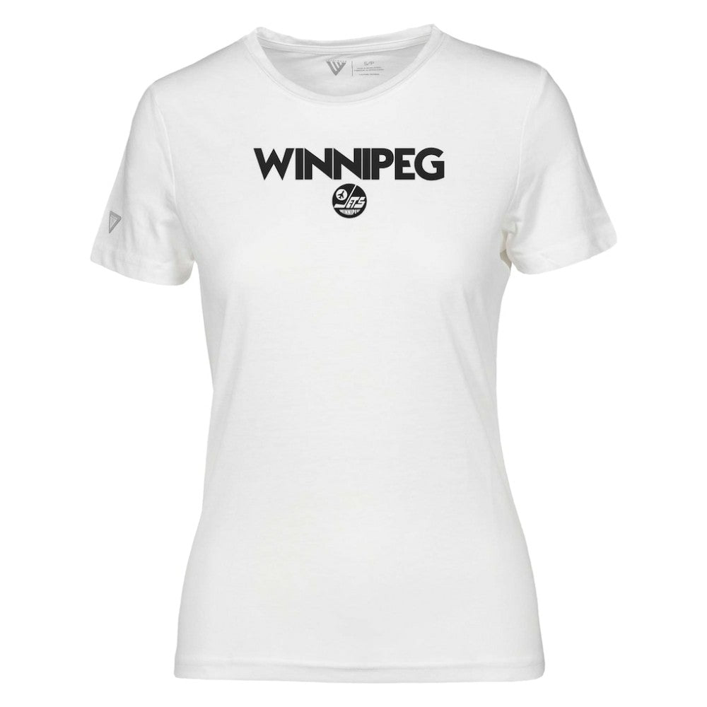 NHL Winnipeg Jets Levelwear Women's Maddox City Capsule T-Shirt - White