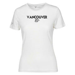 NHL Vancouver Canucks Levelwear Women's Maddox City Capsule T-Shirt - White
