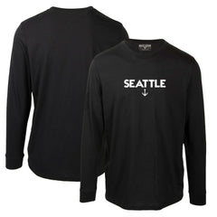 NHL Seattle Kraken Levelwear Oscar City Capsule Long Sleeve T-Shirt - Black