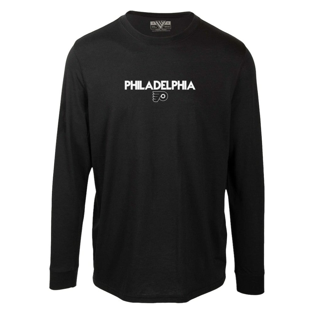 NHL Philadelphia Flyers Levelwear Oscar City Capsule Long Sleeve T-Shirt - Black