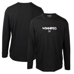 NHL Winnipeg Jets Levelwear Oscar City Capsule Long Sleeve T-Shirt - Black