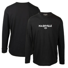 NHL Nashville Predators Levelwear Oscar City Capsule Long Sleeve T-Shirt - Black