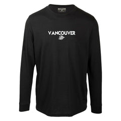 NHL Vancouver Canucks Levelwear Oscar City Capsule Long Sleeve T-Shirt - Black
