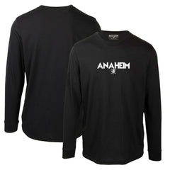 NHL Anaheim Ducks Levelwear Oscar City Capsule Long Sleeve T-Shirt - Black