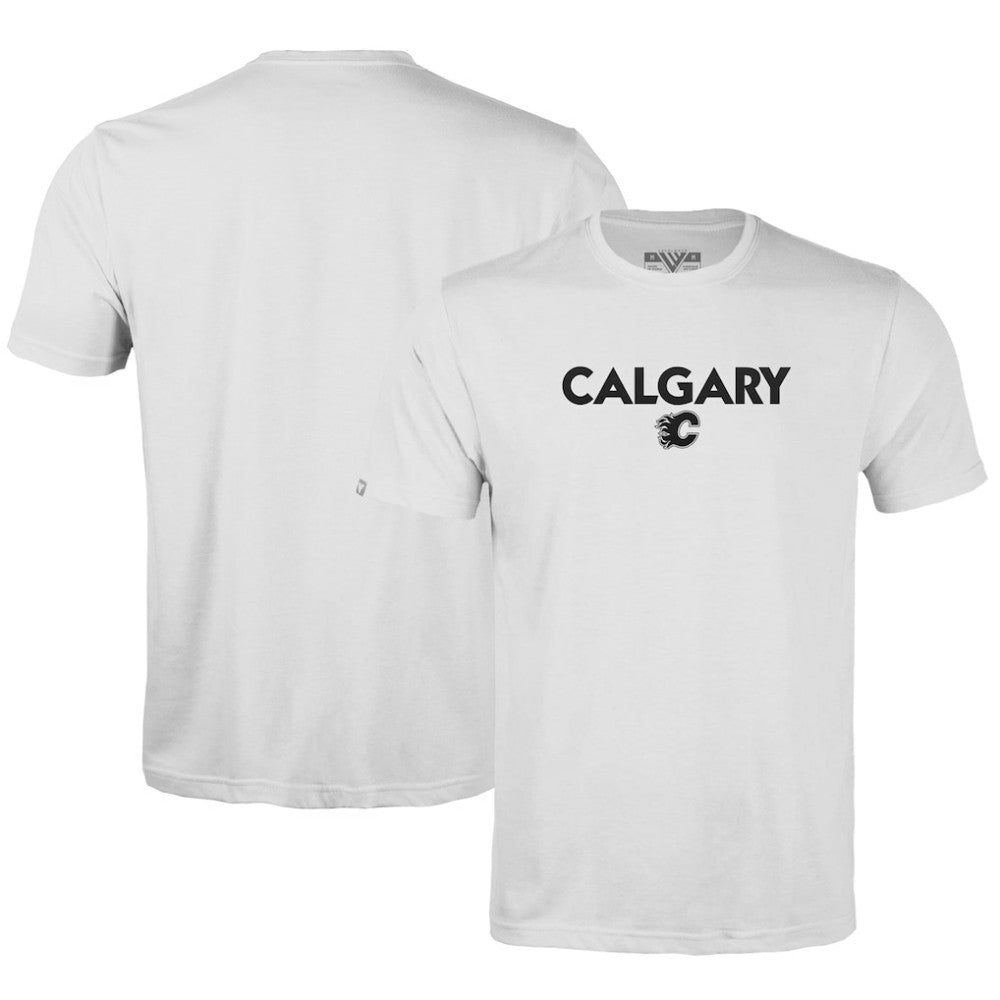 NHL Calgary Flames Levelwear Richmond City Capsule T-Shirt - White