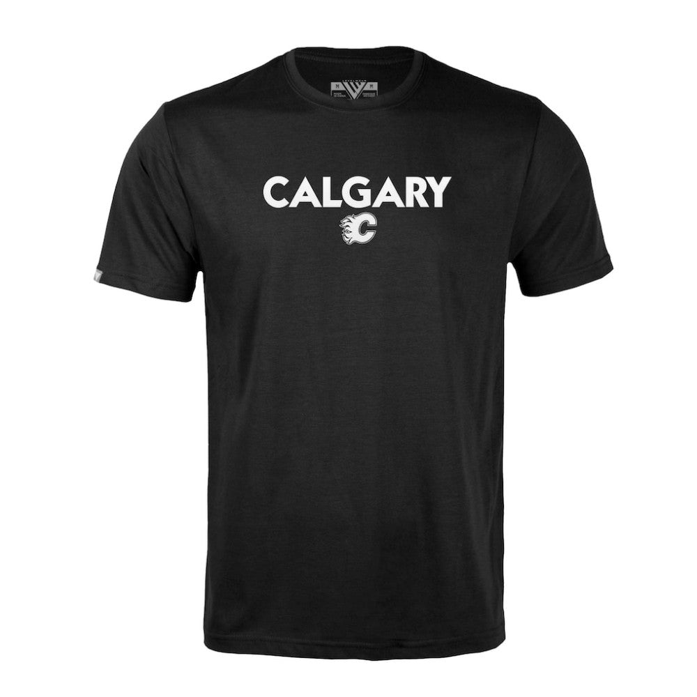NHL Calgary Flames Levelwear Richmond City Capsule T-Shirt - Black