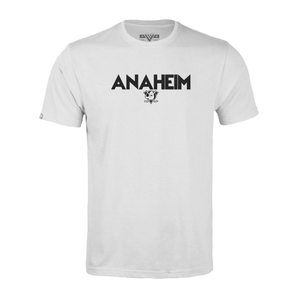 NHL Anaheim Ducks Levelwear Richmond City Capsule T-Shirt - White