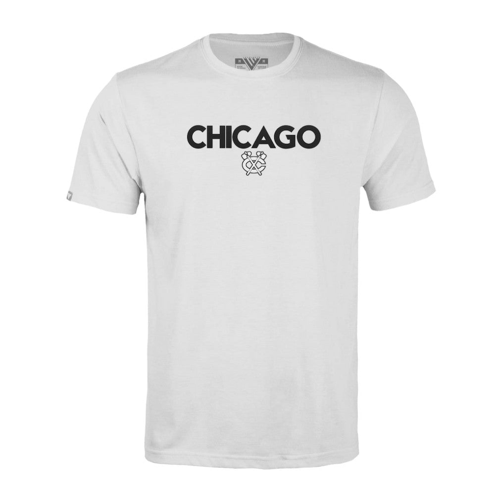 NHL Chicago Blackhawks Levelwear Richmond City Capsule T-Shirt - White