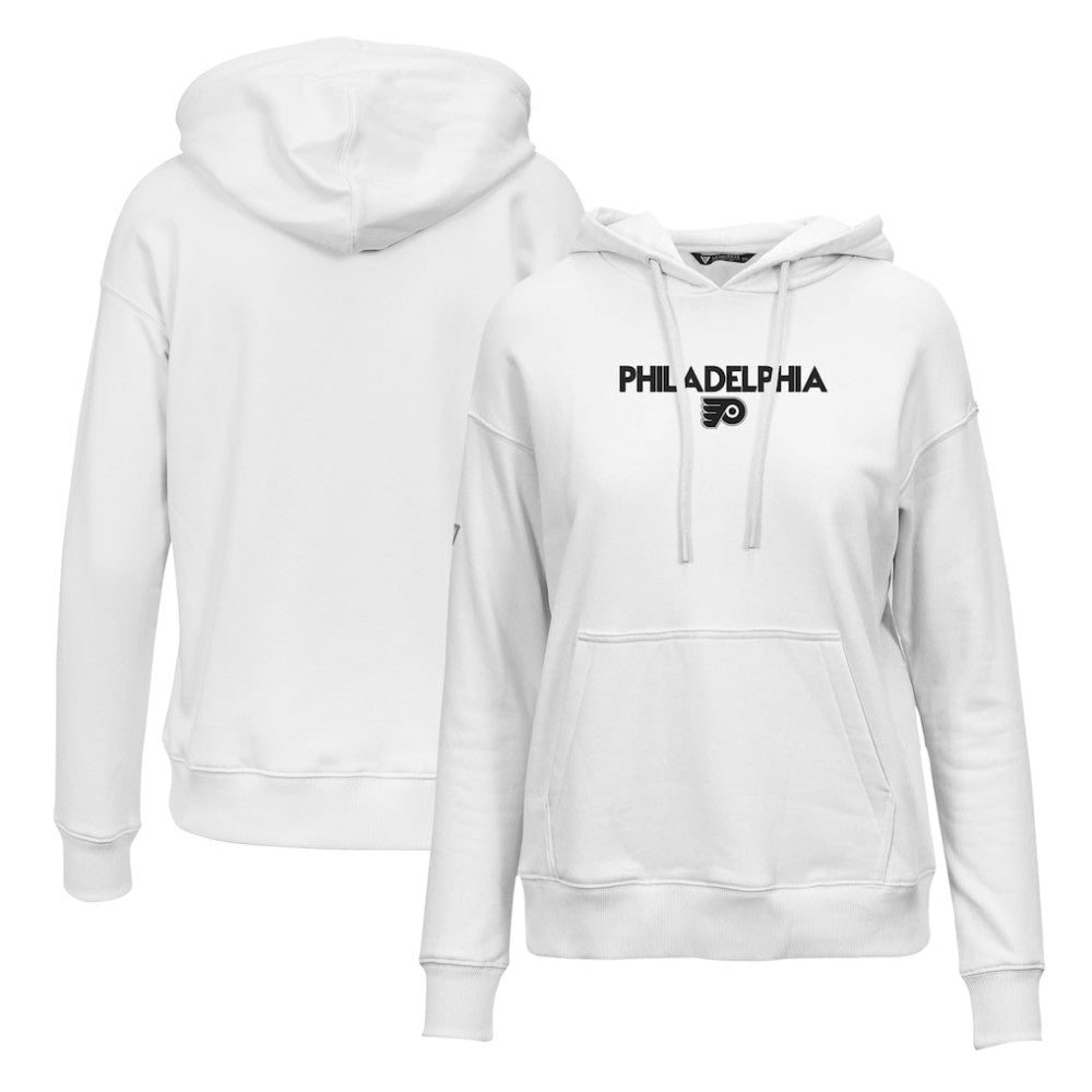 NHL Philadelphia Flyers Levelwear Women's Adorn City Capsule Pullover Hoodie - White