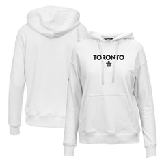 NHL Toronto Maple Leafs Levelwear Women's Adorn City Capsule Pullover Hoodie - White