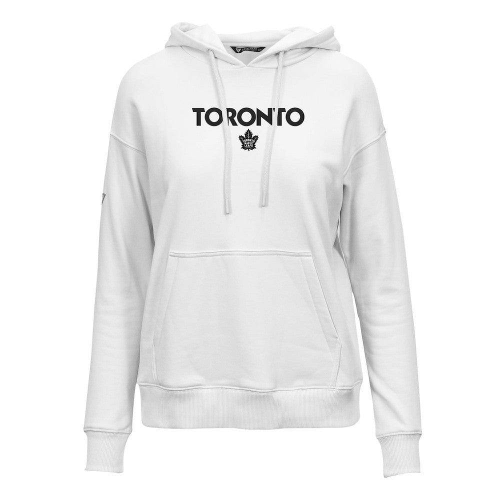 NHL Toronto Maple Leafs Levelwear Women's Adorn City Capsule Pullover Hoodie - White