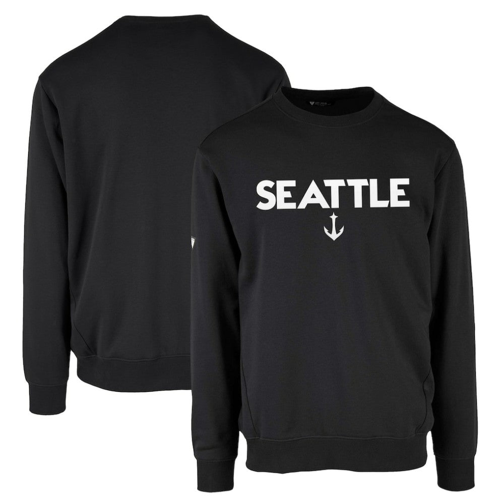 NHL Seattle Kraken Levelwear Zane City Capsule Pullover Sweatshirt - Black