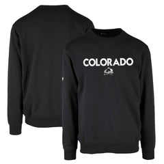 NHL Colorado Avalanche Levelwear Zane City Capsule Pullover Sweatshirt - Black