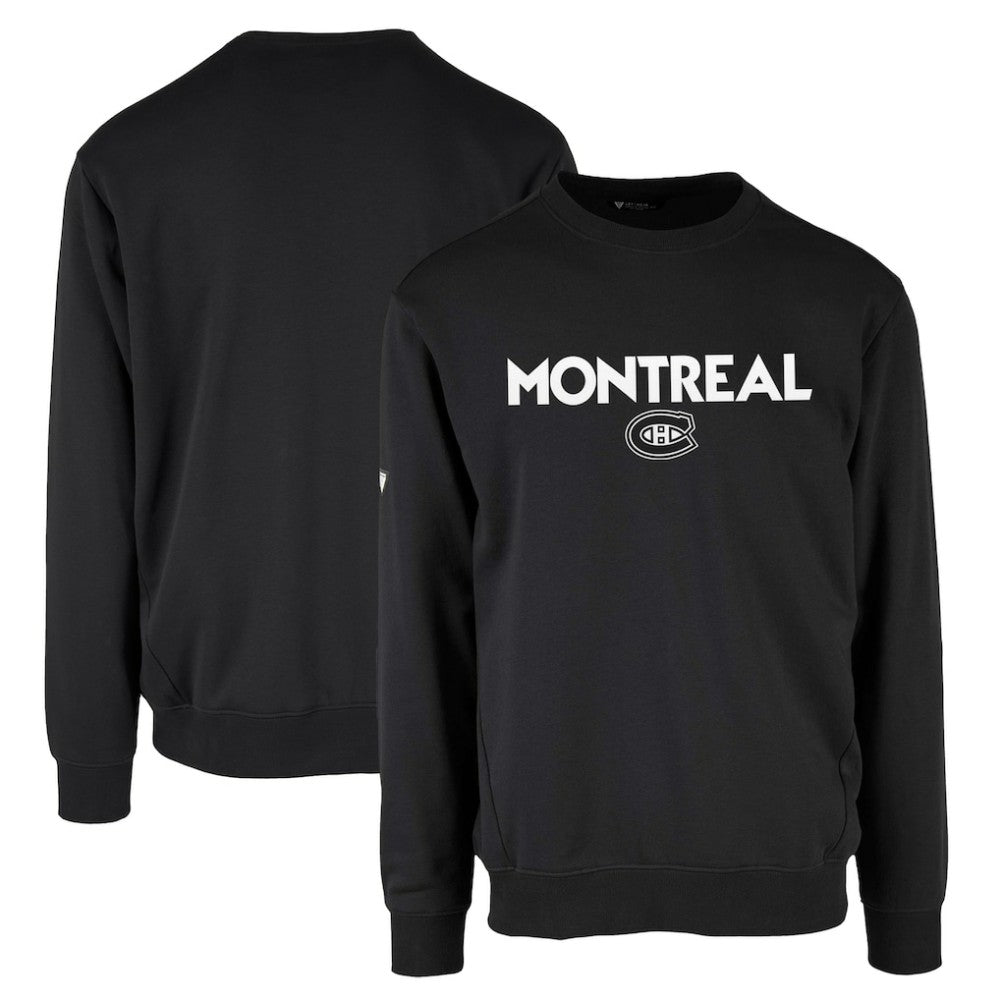 NHL Montreal Canadiens Levelwear Zane City Capsule Pullover Sweatshirt - Black