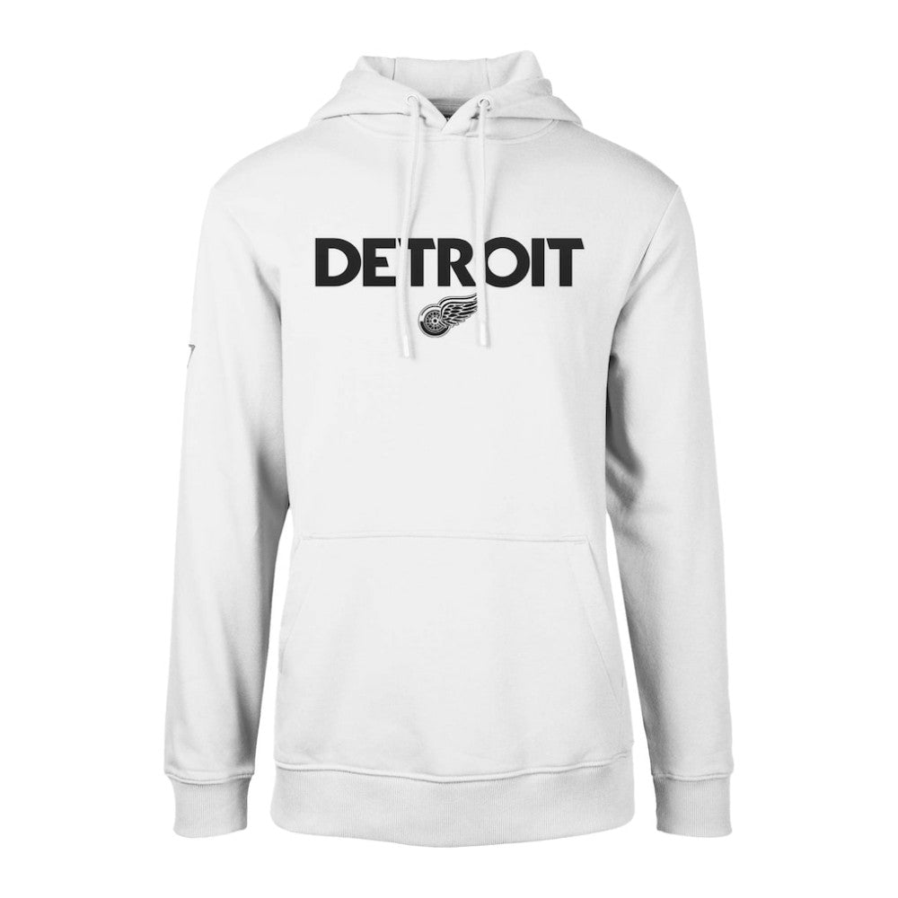 NHL Detroit Red Wings Levelwear Podium City Capsule Pullover Hoodie - White