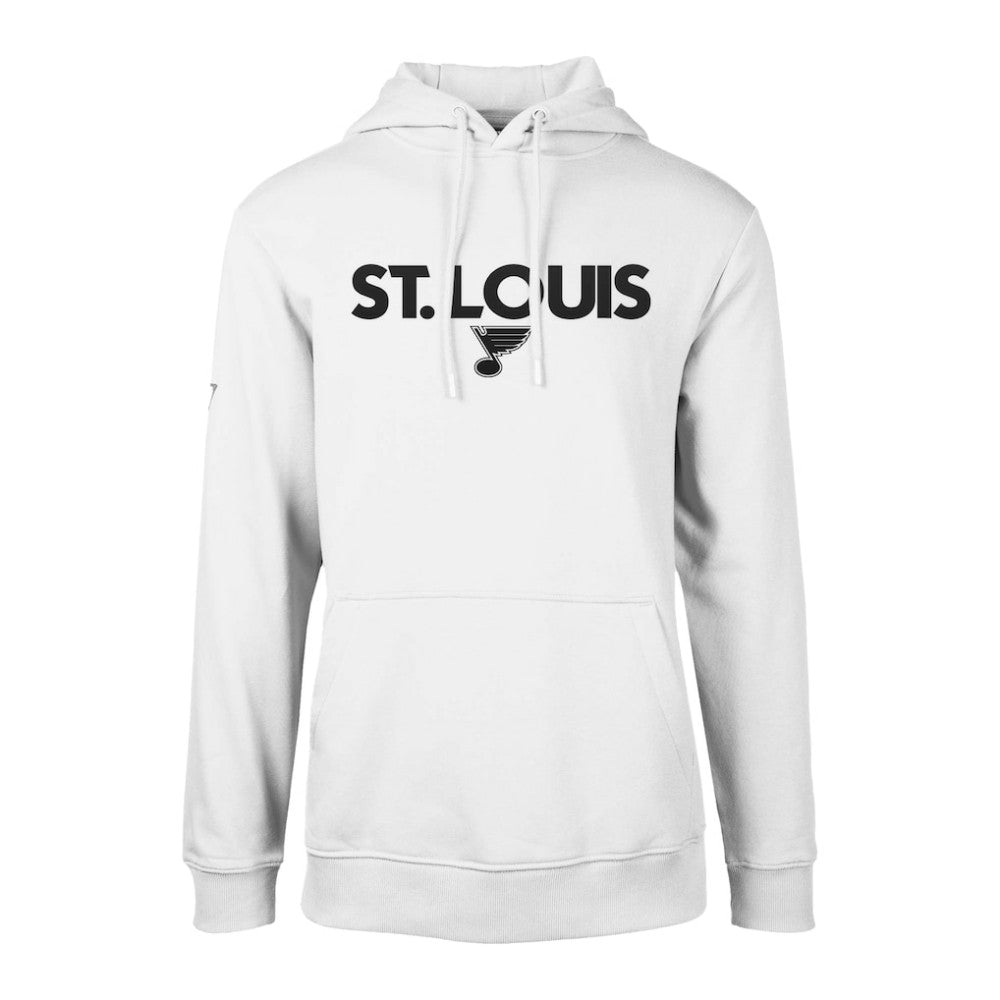 NHL St. Louis Blues Levelwear Podium City Capsule Pullover Hoodie - White