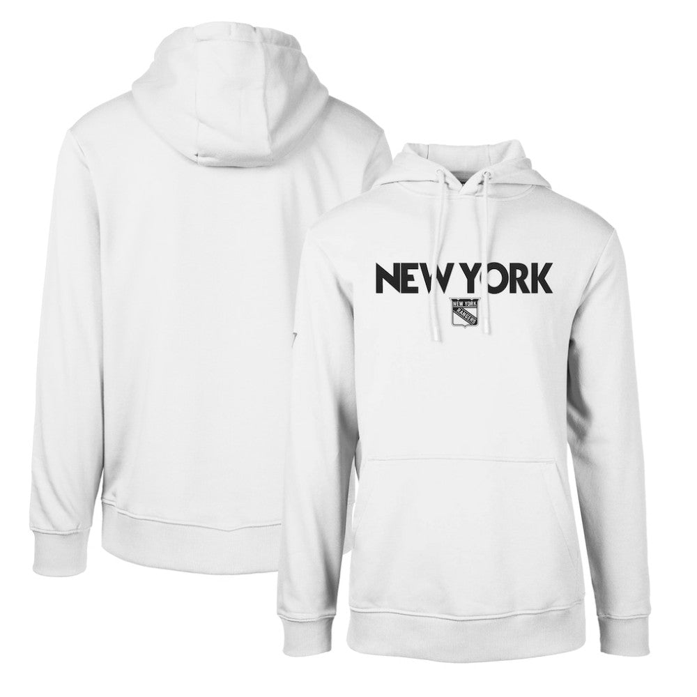 NHL New York Rangers Levelwear Podium City Capsule Pullover Hoodie - White