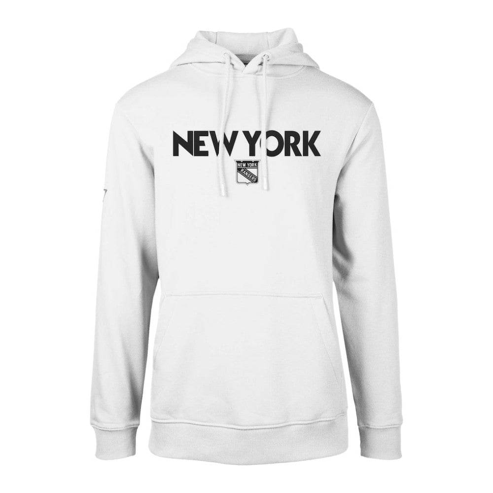 NHL New York Rangers Levelwear Podium City Capsule Pullover Hoodie - White