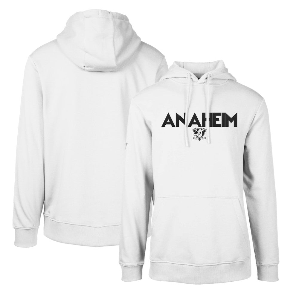 NHL Anaheim Ducks Levelwear Podium City Capsule Pullover Hoodie - White
