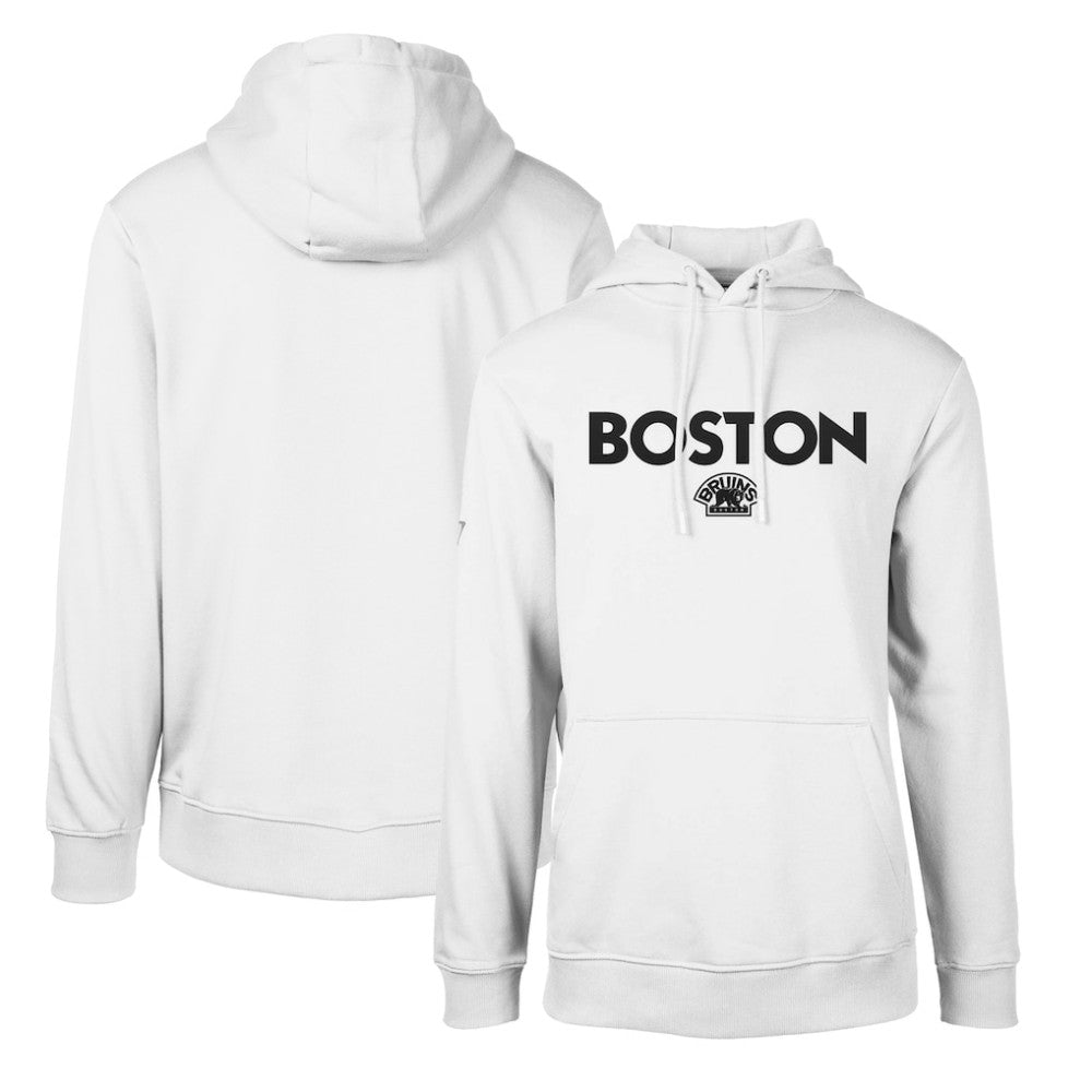 NHL Boston Bruins Levelwear Podium City Capsule Pullover Hoodie - White